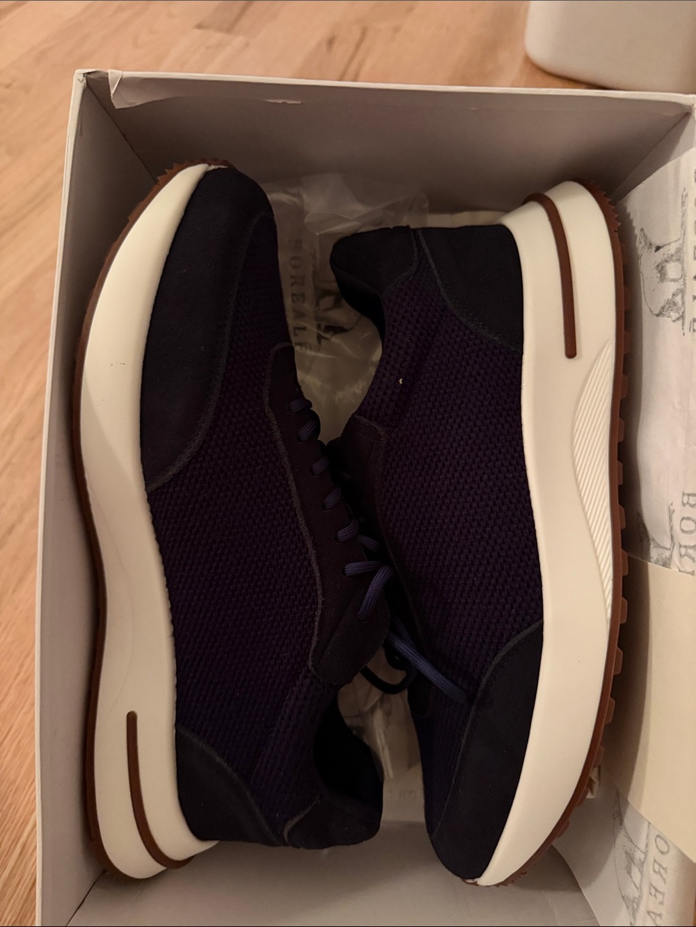 New luxury Borealé dark navy Sneakers